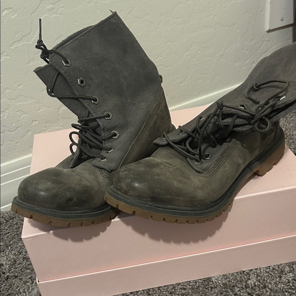 Timberland Brown Rugged Sole Boots